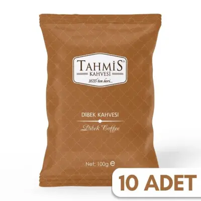 10'lu Sade Dibek Türk Kahvesi 100 Gr 10'lu Paket Seti - 1