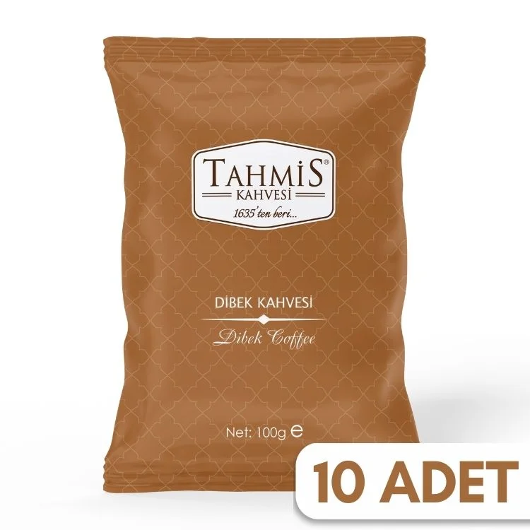 10'lu Sade Dibek Türk Kahvesi 100 Gr 10'lu Paket Seti - 1