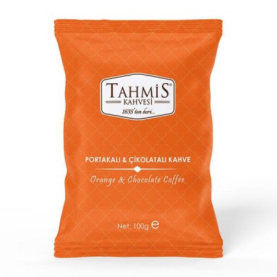 Portakallı Çikolatalı Türk Kahvesi 100 Gr - Tahmis