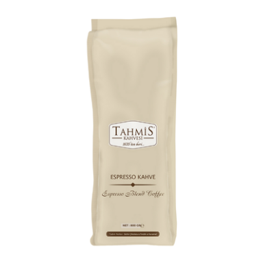 Espresso Blend Çekirdek Kahve 800 Gr - Tahmis