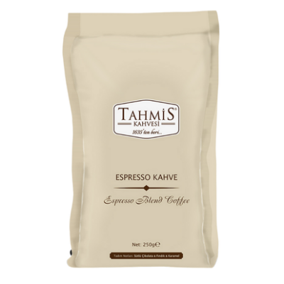 Espresso Blend Çekirdek Kahve 250 Gr - Tahmis