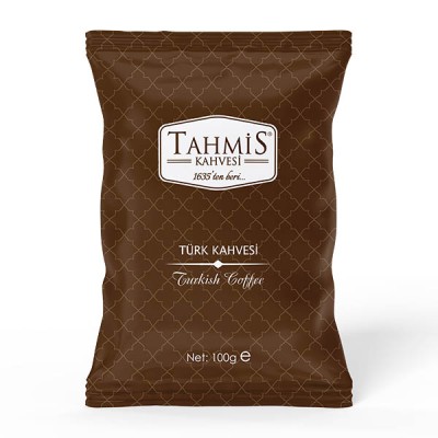 Tek Paket Türk Kahvesi Orta Kavrulmuş 100 Gr - Tahmis