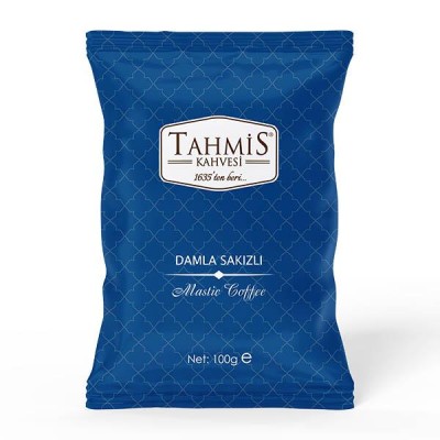 Tek Paket Damla Sakızlı Türk Kahvesi 100 Gr - Tahmis